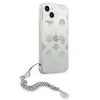 Guess GUHCP13SKPESI iPhone 13 mini 5.4" ezüst/ezüst telefontok Peony Chain Collection tok thumbnail