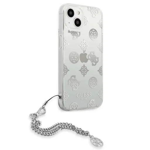 Guess GUHCP13SKPESI iPhone 13 mini 5.4" ezüst/ezüst telefontok Peony Chain Collection tok - 4