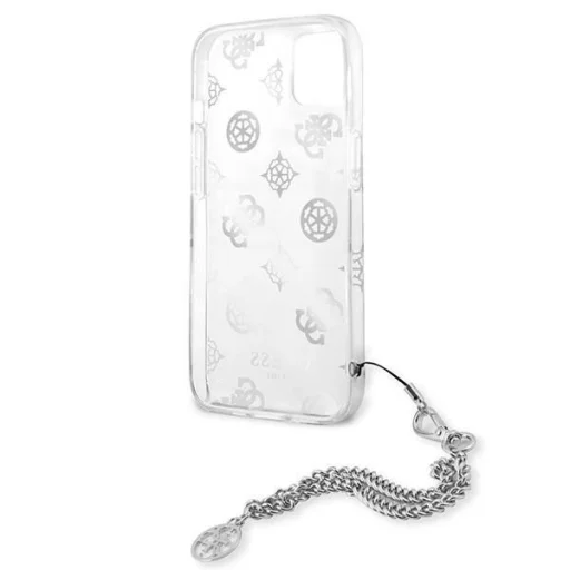 Guess GUHCP13SKPESI iPhone 13 mini 5.4" ezüst/ezüst telefontok Peony Chain Collection tok - 7