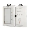 Guess GUHCP13SKPSWH iPhone 13 mini 5.4" Átlátszó, kemény tok Fehér Gyöngy - 8