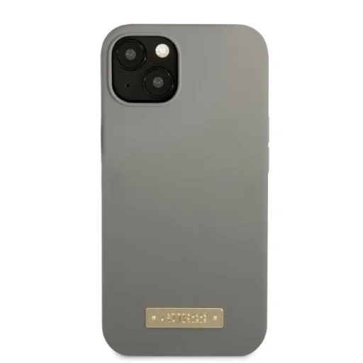 Guess GUHMP13MSPLG iPhone 13 6.1" szürke/szürke kemény tok Szilikon Logólemezzel MagSafe - 3