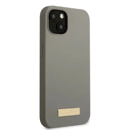 Guess GUHMP13MSPLG iPhone 13 6.1" szürke/szürke kemény tok Szilikon Logólemezzel MagSafe - 4