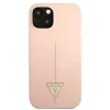 Guess GUHCP13SSLTGP iPhone 13 mini 5.4" pink/pink hardcase Silicone Triangle tok thumbnail