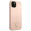 Guess GUHCP13SSLTGP iPhone 13 mini 5.4" pink/pink hardcase Silicone Triangle tok thumbnail