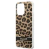 Guess GUHCP13LHSLEOW iPhone 13 Pro / 13 6.1" barna/barna kemény tok Leopard thumbnail