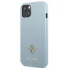 Guess Saffiano 4G Small Metal Logo tok iPhone 13 mini - kék thumbnail