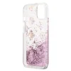 Guess GUHCP13SLGPEPI iPhone 13 mini 5.4" pink/pink keménytok Peony Liquid Glitter tok thumbnail