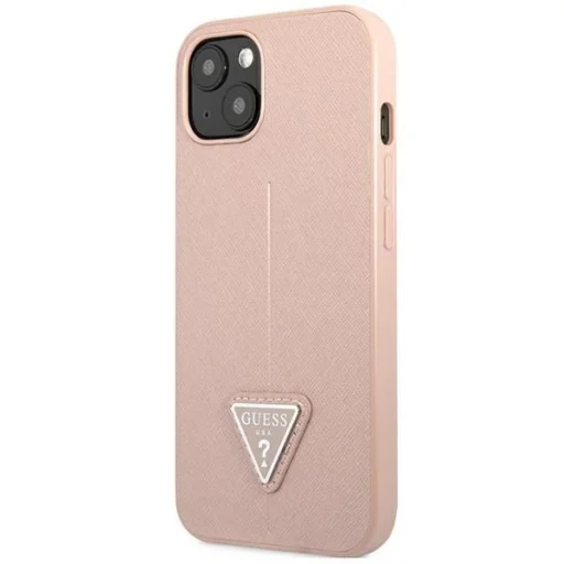 Guess GUHCP14MPSATLP iPhone 14 Plus 6,7 "pink / pink hardcase SaffianoTriangle Logo tok - 3