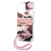Guess GUHCP13XKCABPI iPhone 13 Pro Max 6.7" pink/pink merev tok Camo Strap Collection - 6