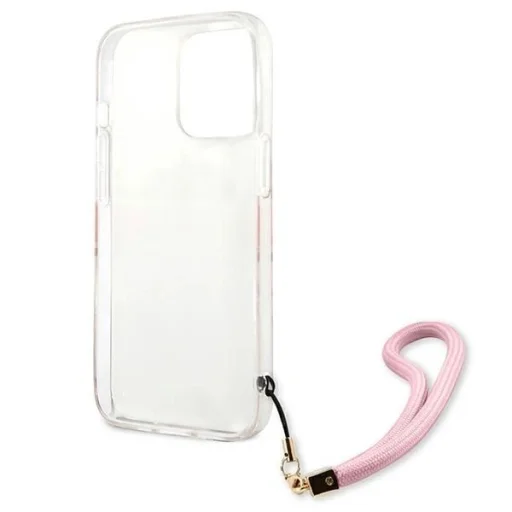 Guess GUHCP13XKCABPI iPhone 13 Pro Max 6.7" pink/pink merev tok Camo Strap Collection - 7