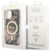 Guess GUHMP14MHCFWSK iPhone 14 Plus 6.7" fekete/fekete keménytok Flower MagSafe tok - 8