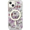 Guess GUHMP14MHCFWST iPhone 14 Plus 6.7" átlátszó keménytok virágmintás MagSafe tok - 3