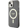 Guess Glitter Gold MagSafe tok iPhone 14 - fekete thumbnail