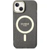 Guess Glitter Gold MagSafe tok iPhone 14 - fekete thumbnail