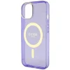 Guess Glitter Gold MagSafe tok iPhone 14 - lila thumbnail