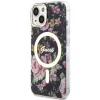 Guess Flower MagSafe tok iPhone 14-hez - fekete thumbnail