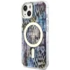 Guess Leopard MagSafe tok iPhone 14-hez - kék thumbnail