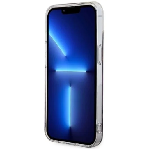 Guess GUHMP14SHTMRSU iPhone 14 6.1" lila/lila keménytok Arany Márvány MagSafe tok - 5