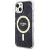 Guess GUHMP14MPCUMAK iPhone 14 Plus 6.7" fekete/fekete kemény tok Marble MagSafe tok - 2