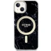 Guess GUHMP14MPCUMAK iPhone 14 Plus 6.7" fekete/fekete kemény tok Marble MagSafe tok - 3