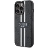 Guess GUHMP13LP4RPSK iPhone 13 Pro / 13 6.1” fekete/fekete kemény tok 4G Printed Stripes MagSafe tok - 2