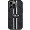 Guess GUHMP13LP4RPSK iPhone 13 Pro / 13 6.1” fekete/fekete kemény tok 4G Printed Stripes MagSafe tok - 3