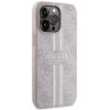 Guess GUHMP13LP4RPSP iPhone 13 Pro / 13 6.1" pink/pink telefontok 4G Printed Stripes MagSafe tok - 4