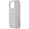 Guess GUHMP13LP4RPSP iPhone 13 Pro / 13 6.1" pink/pink telefontok 4G Printed Stripes MagSafe tok - 6