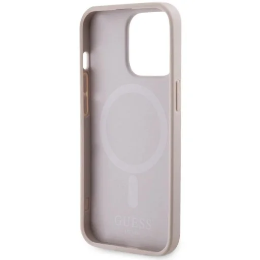 Guess GUHMP13LP4RPSP iPhone 13 Pro / 13 6.1" pink/pink telefontok 4G Printed Stripes MagSafe tok - 7