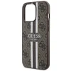 Guess GUHMP13LP4RPSW iPhone 13 Pro / 13 6.1" barna/barna telefontok 4G Printed Stripes MagSafe tok thumbnail