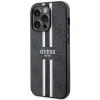 Guess GUHMP14LP4RPSK iPhone 14 Pro 6.1" fekete/fekete kemény tok 4G Printed Stripes MagSafe tok thumbnail