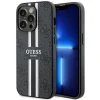 Guess GUHMP14LP4RPSK iPhone 14 Pro 6.1" fekete/fekete kemény tok 4G Printed Stripes MagSafe tok thumbnail