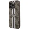 Guess GUHMP14LP4RPSW iPhone 14 Pro 6.1" barna/barna keménytok 4G Printed Stripes MagSafe tok thumbnail