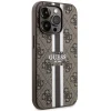 Guess GUHMP14LP4RPSW iPhone 14 Pro 6.1" barna/barna keménytok 4G Printed Stripes MagSafe tok thumbnail