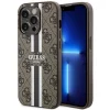 Guess GUHMP14LP4RPSW iPhone 14 Pro 6.1" barna/barna keménytok 4G Printed Stripes MagSafe tok thumbnail