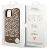 Guess GUHMP14MHGCFSEW iPhone 14 Plus 6.7" barna/barna kemény tok GCube Stripes MagSafe tok - 8