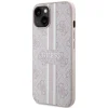 Guess GUHMP14MP4RPSP iPhone 14 Plus 6.7" ružový hardcase 4G Printed Stripes MagSafe puzdro thumbnail
