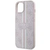 Guess GUHMP14MP4RPSP iPhone 14 Plus 6.7" ružový hardcase 4G Printed Stripes MagSafe puzdro thumbnail