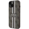 Guess GUHMP14MP4RPSW iPhone 14 Plus 6.7" barna/barna keménytok 4G Printed Stripes MagSafe tok - 2