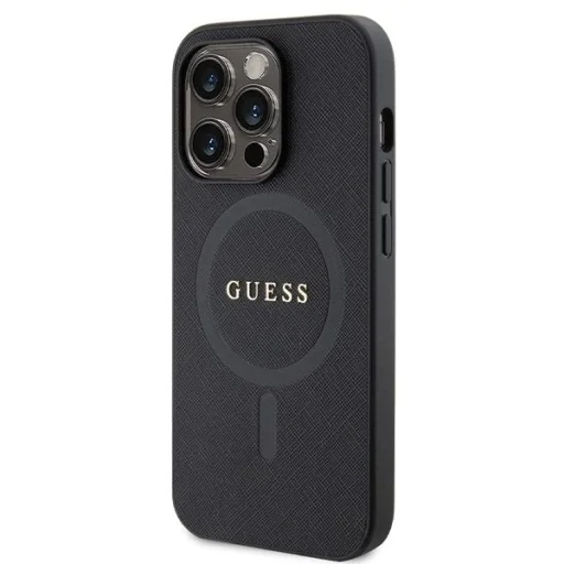 Guess GUHMP14LPSAHMCK tok tok iPhone 14 Pro - fekete Saffiano MagSafe - 2