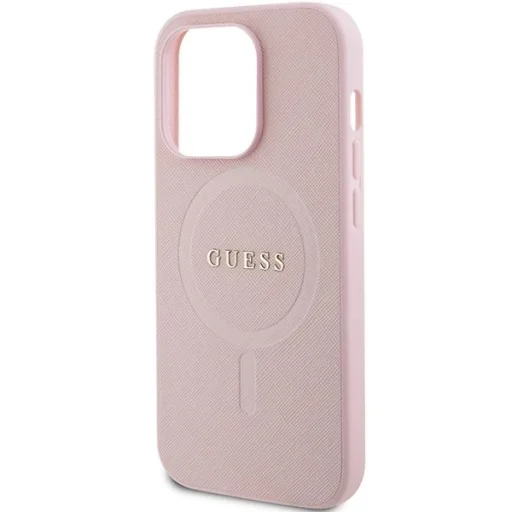 Guess GUHMP13LPSAHMCP tok iPhone 13 Pro / 13 - pink Saffiano MagSafe - 6
