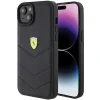 Ferrari FEHCP15MRDUK iPhone 15 Plus 6.7" fekete/fekete kemény tok Quilted Metal Logo - 1