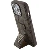 Guess Grip Stand 4G Triangle Strass tok iPhone 15 Pro - barna thumbnail