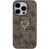 Guess Grip Stand 4G Triangle Strass tok iPhone 15 Pro - barna thumbnail