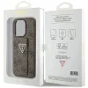 Guess Grip Stand 4G Triangle Strass tok iPhone 15 Pro - barna thumbnail
