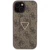 Guess Grip Stand 4G Triangle Strass tok iPhone 15 - barna thumbnail
