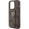 Guess Grip Stand 4G Triangle Strass tok iPhone 15 Pro - barna thumbnail
