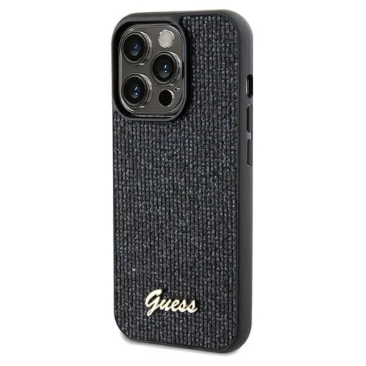 Guess Disco Metal Script tok iPhone 13 Pro / 13 - fekete - 2