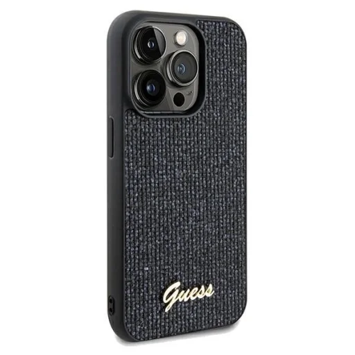 Guess Disco Metal Script tok iPhone 13 Pro / 13 - fekete - 4