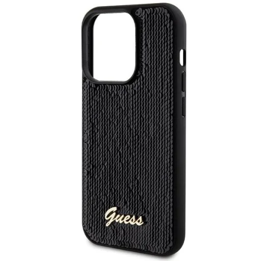 Guess Sequin Script Metal tok iPhone 13 Pro / 13 - fekete - 6